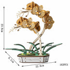 Puzzle 3D Orchidées Jaunes : Créez une œuvre florale exceptionnelle et unique