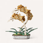 Puzzle 3D Orchidées Jaunes : Créez une œuvre florale exceptionnelle et unique