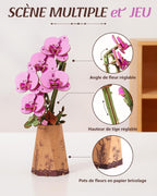 Puzzle 3d Orchidée – Assemblez la Beauté Florale en 3D Unique
