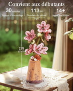 Puzzle 3d Orchidée Rose : Assemblez une œuvre florale unique et captivante