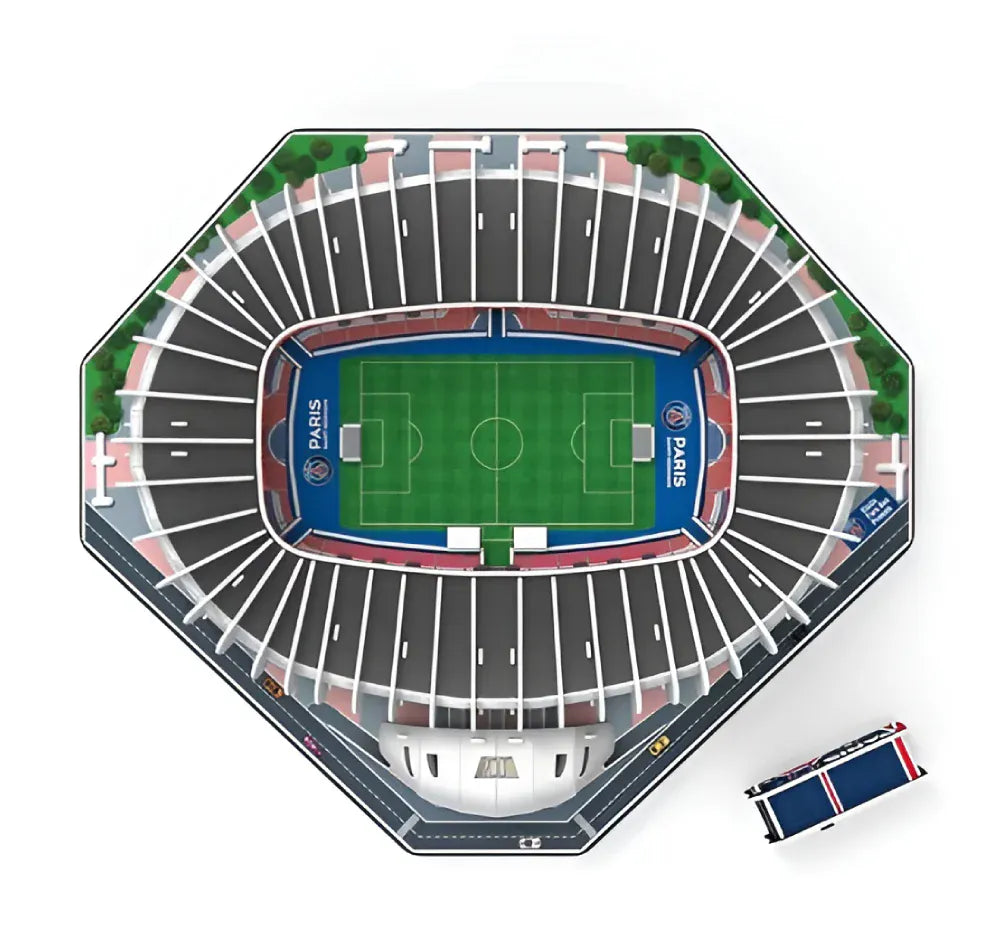 Puzzle 3D Parc Des Princes – Construisez le Stade Iconique en Relief!
