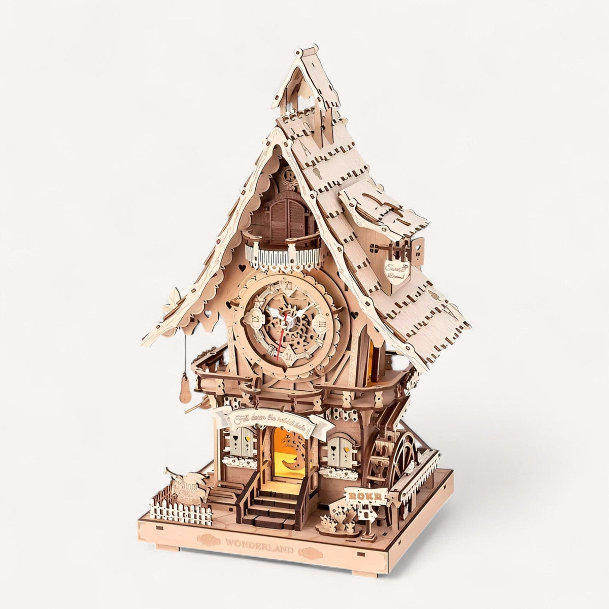 Puzzle 3d Bois Pendule – Construisez Une Pendule Fonctionnelle et Élégante