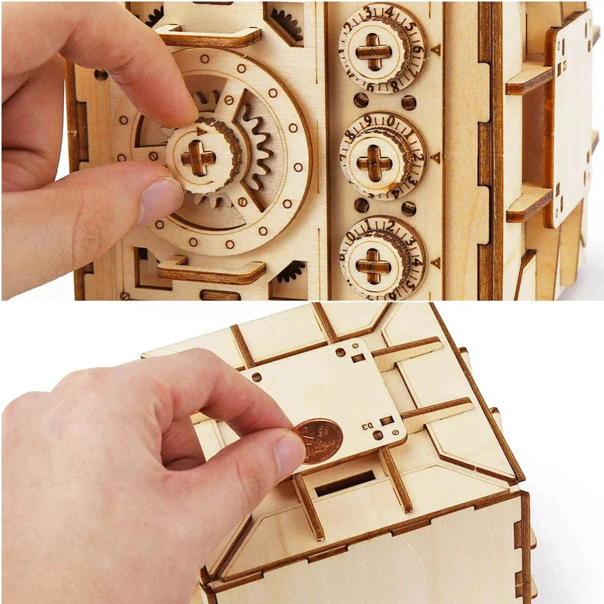 Puzzle 3D Coffre Fort – Dévoilez le Secret Caché et Amusez-vous!