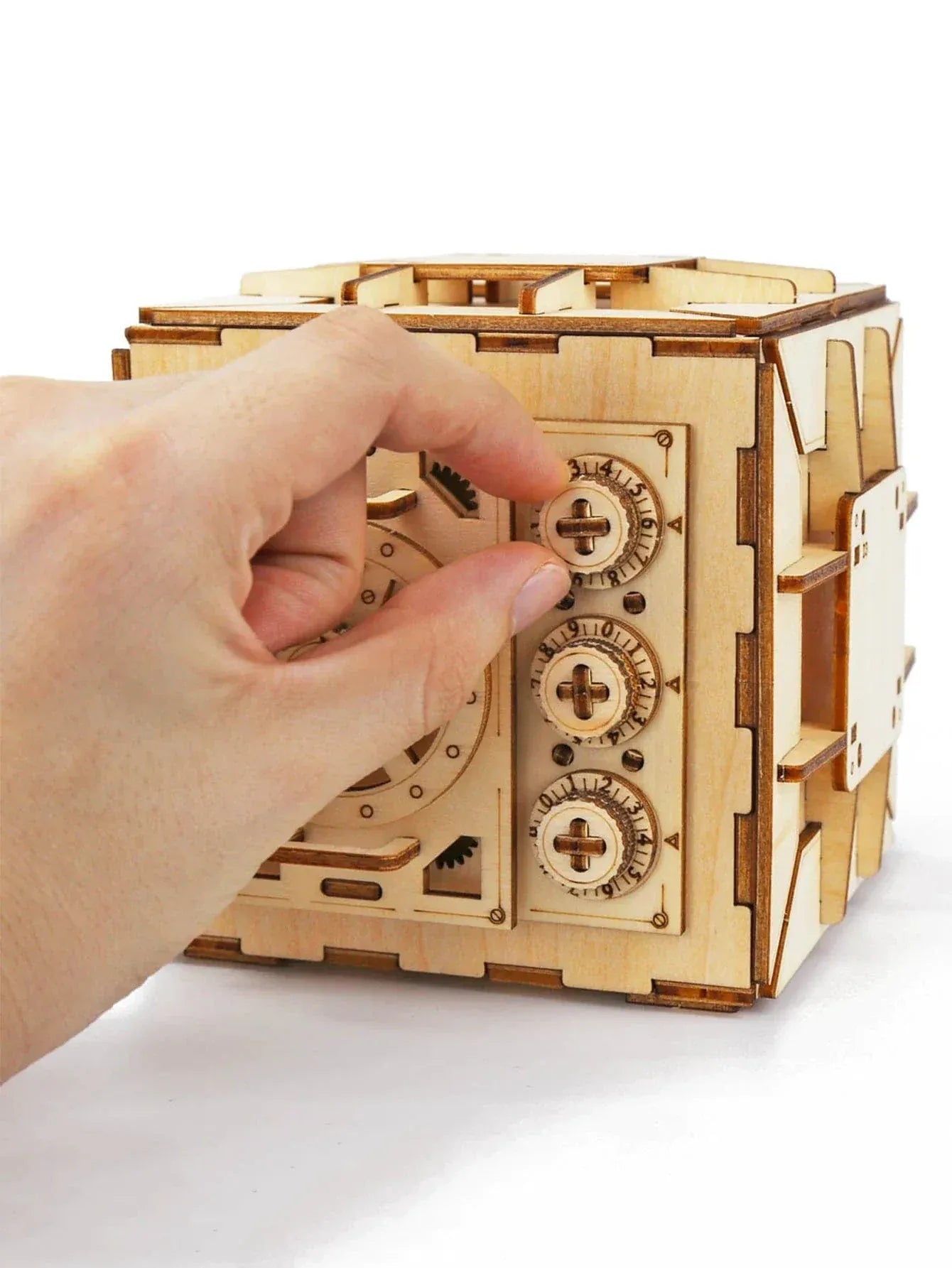 Puzzle 3D Coffre Fort – Dévoilez le Secret Caché et Amusez-vous!