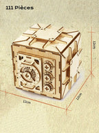Puzzle 3D Coffre Fort – Dévoilez le Secret Caché et Amusez-vous!