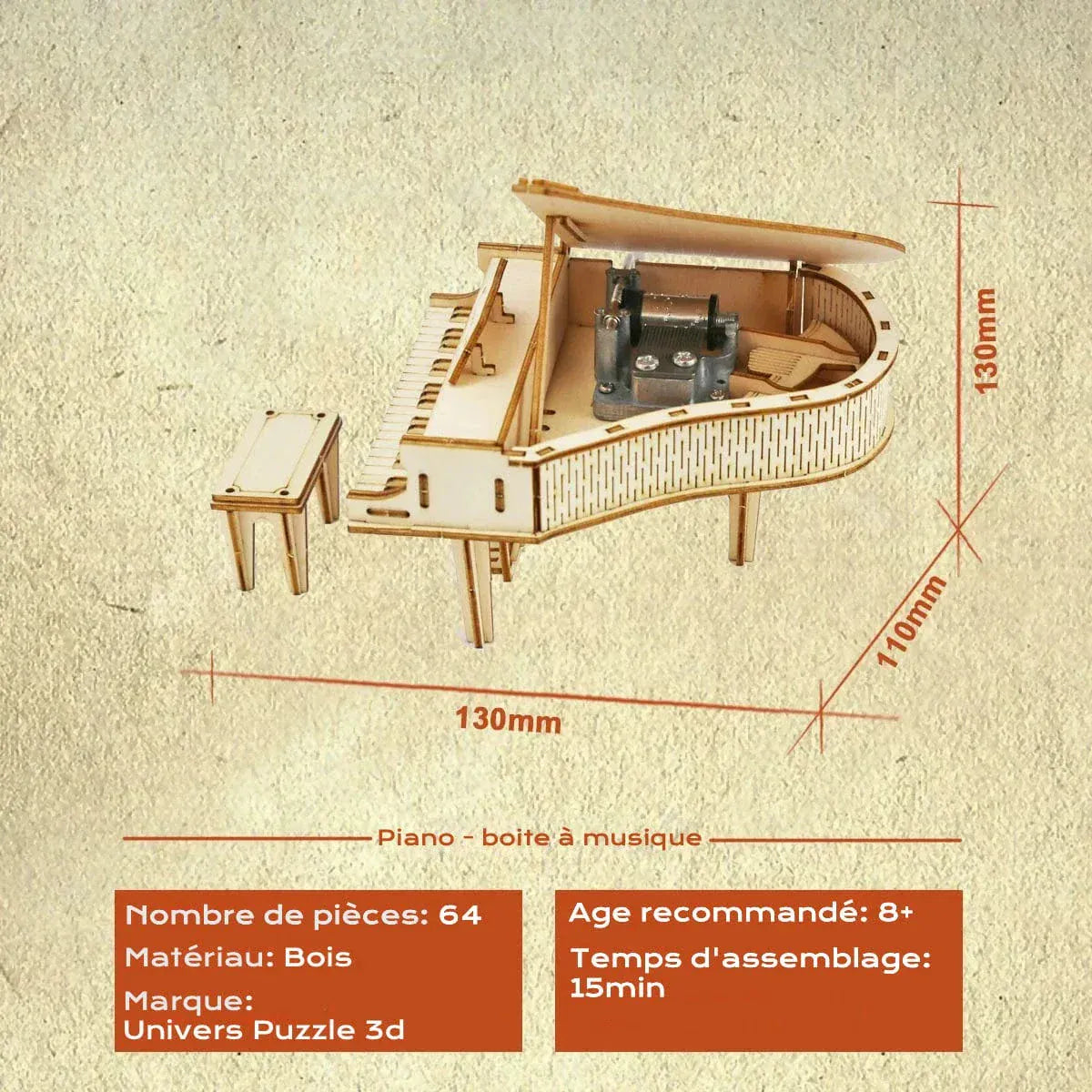 Puzzle 3D Piano : Découvrez les modèles exclusifs pour jouer avec passion