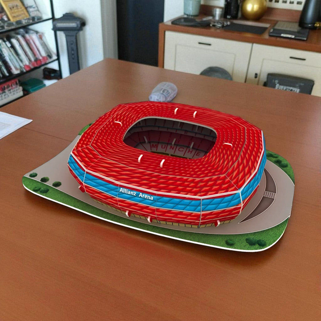 Puzzle 3D Allianz Arena - Construisez l’icône architecturale en 3D !