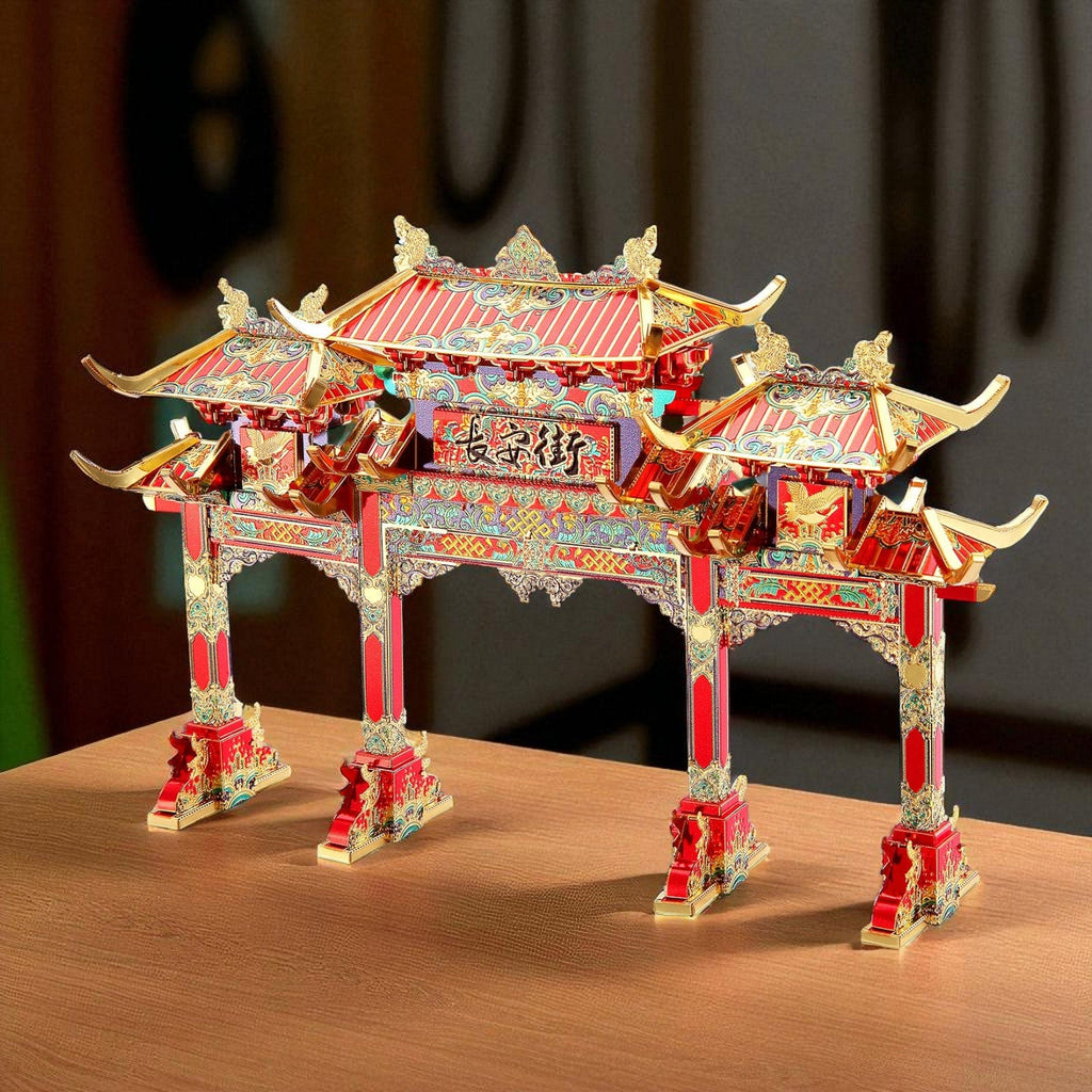 Puzzle 3d Arche Chinoise – Construisez une œuvre d'art fascinante !