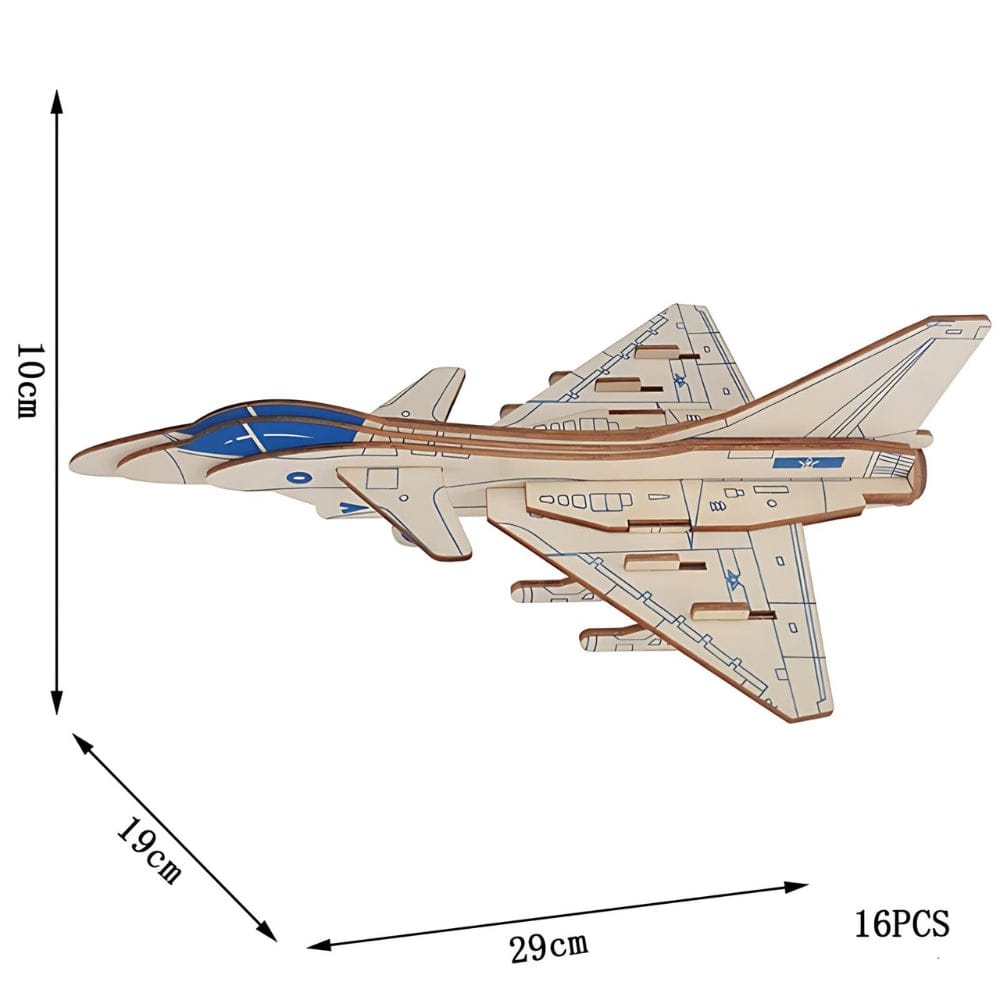 Puzzle 3d Avion Bois – Construisez, Défi & Admirez Votre Chef-d'œuvre