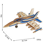 Puzzle 3d Avion De Chasse – Assemblez, Découvrez, Volez Haut !