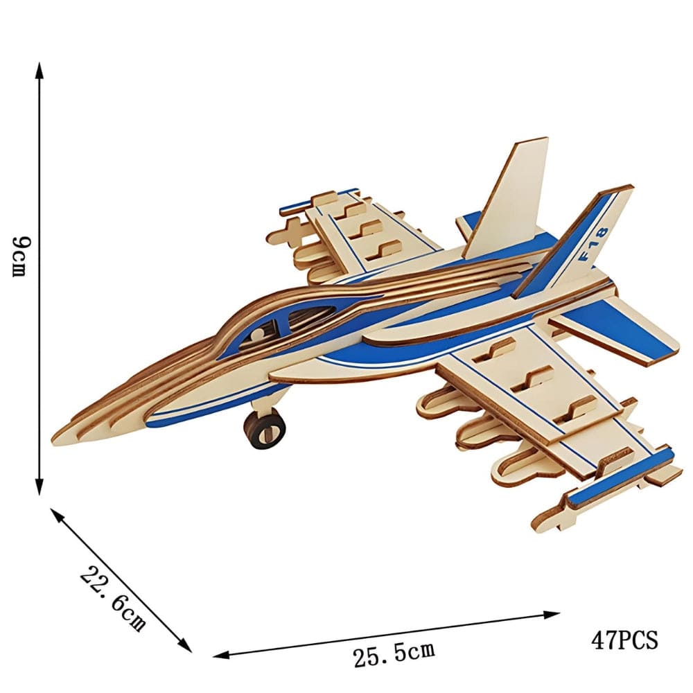 Puzzle 3d Avion De Chasse – Assemblez, Découvrez, Volez Haut !