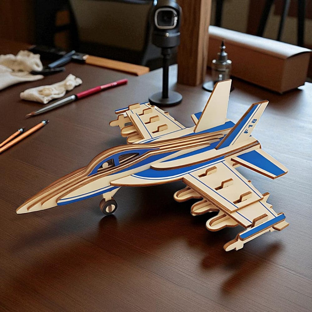 Puzzle 3d Avion De Chasse – Assemblez, Découvrez, Volez Haut !