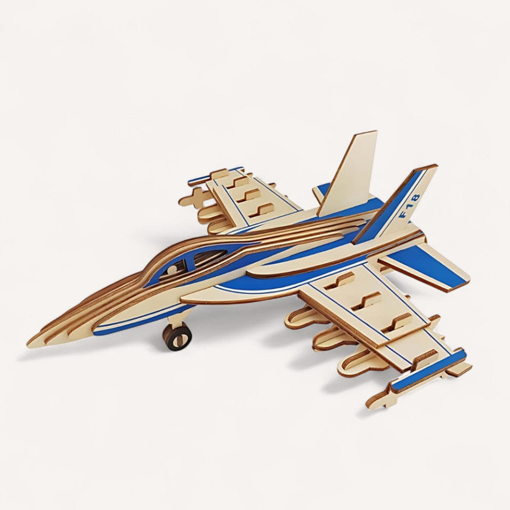 Puzzle 3d Avion De Chasse – Assemblez, Découvrez, Volez Haut !