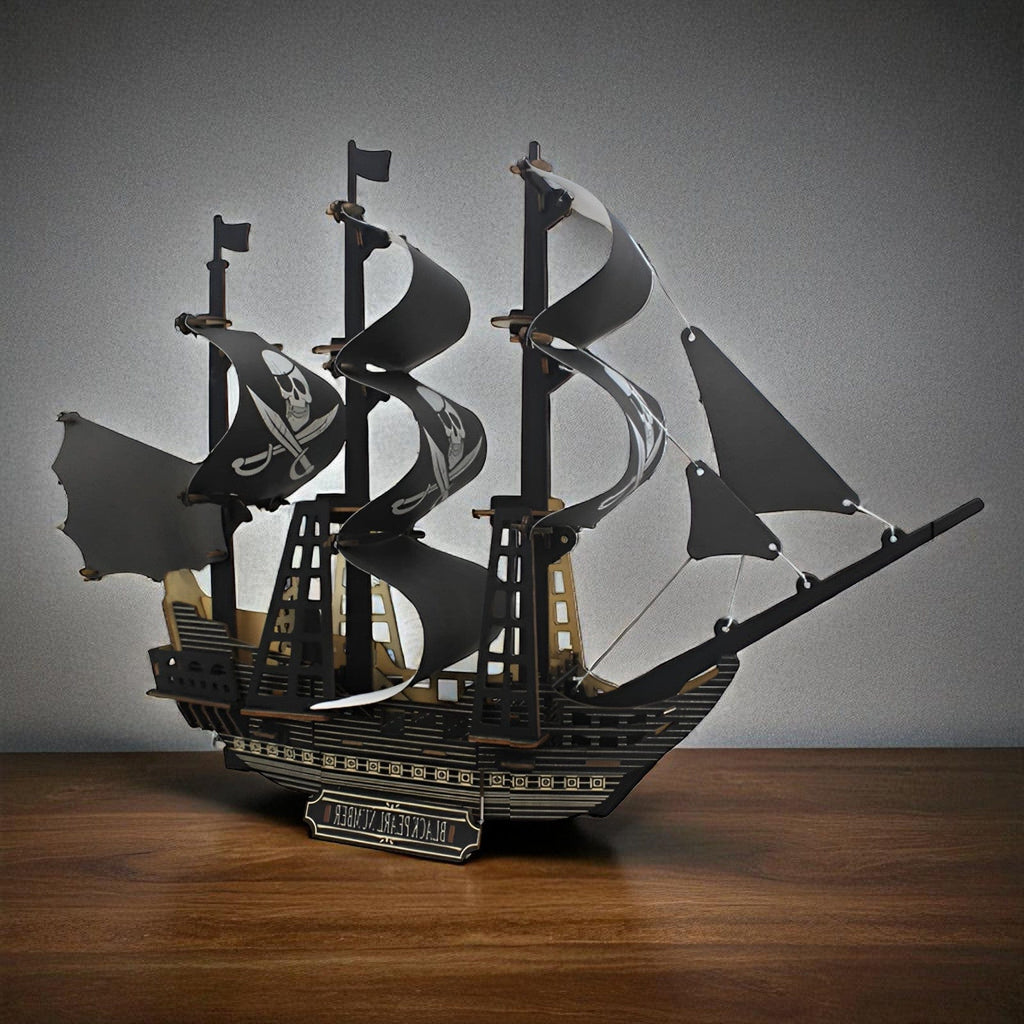 Puzzle 3D Bateau Pirate – Construisez Votre Aventure Captivante !