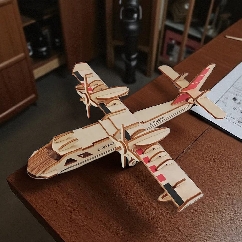 Puzzle 3d Bois Avion – Construisez un chef-d'œuvre unique !