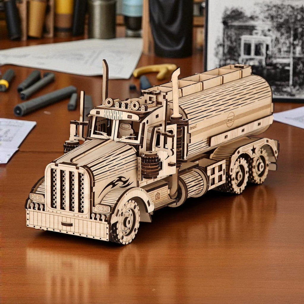 Puzzle 3D Bois Camion – Construisez, Admirez, Émerveillez-vous !