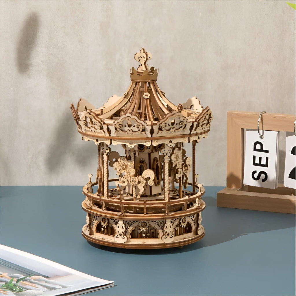 Puzzle 3D Bois Carrousel : découvrez des modèles uniques et enchanteurs