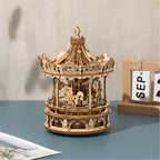 Puzzle 3D Bois Carrousel : découvrez des modèles uniques et enchanteurs