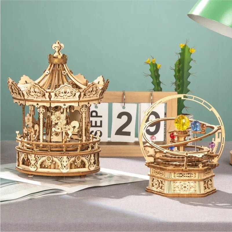 Puzzle 3D Bois Carrousel : découvrez des modèles uniques et enchanteurs
