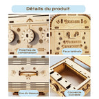 puzzle 3d bois coffre fort : Pour des moments de créativité sans limite !