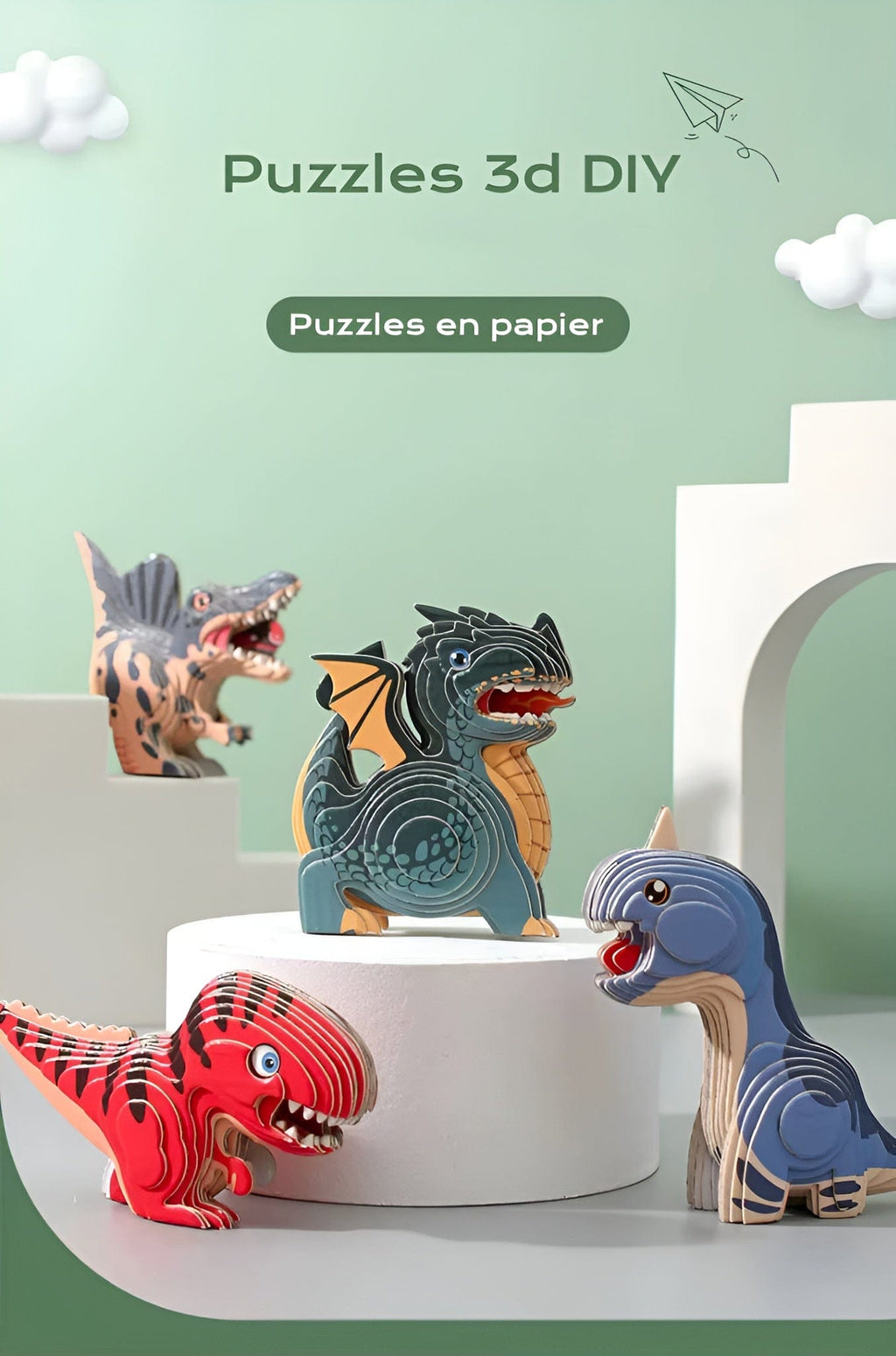 Puzzle 3d Bois Dragon – Éveillez l’imagination avec ce défi magique!