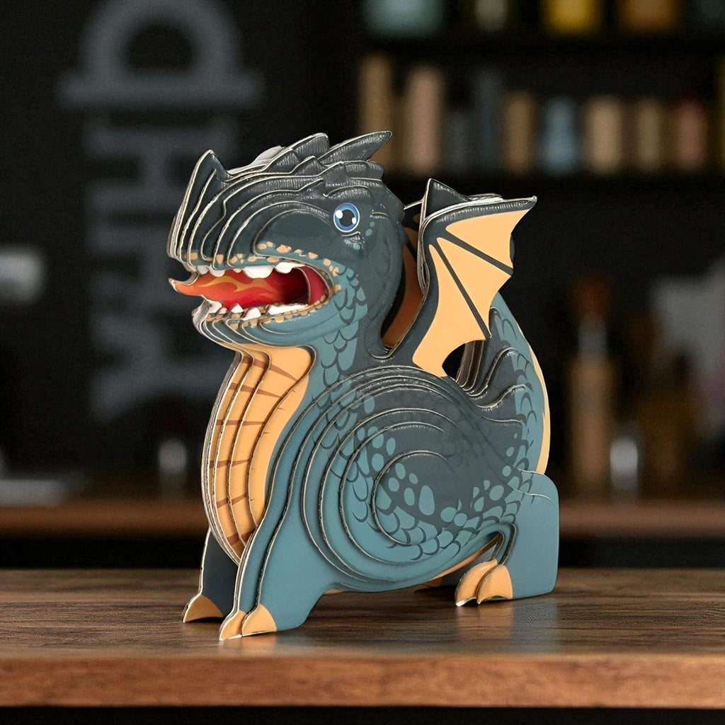 Puzzle 3d Bois Dragon – Éveillez l’imagination avec ce défi magique!