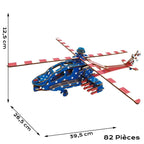 Puzzle 3d Bois Hélicoptère – Assemblez, Explorez et Impressionnez !