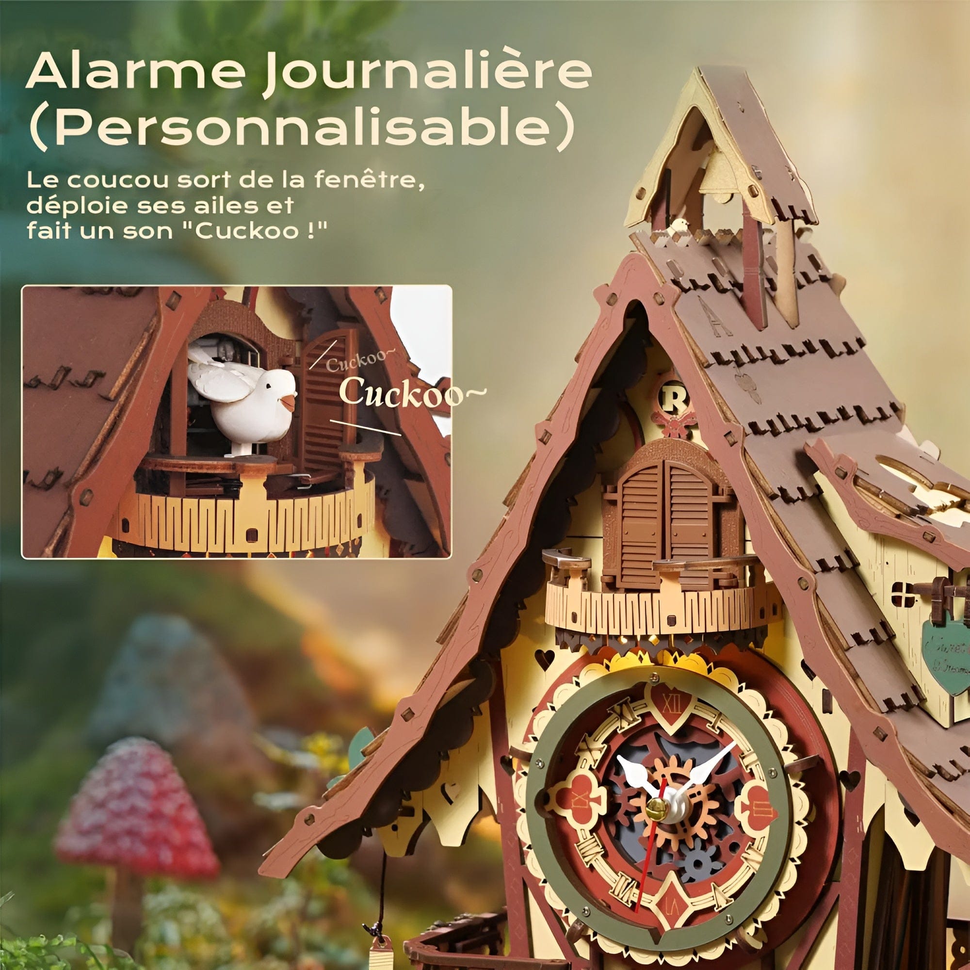 Puzzle 3d Bois Maison – Assemblez Une Maison Interactif et Féérique