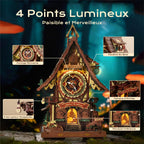 Puzzle 3d Bois Maison – Assemblez Une Maison Interactif et Féérique