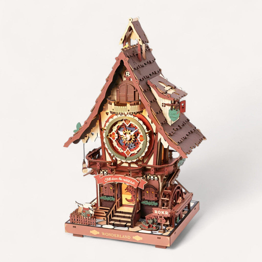 Puzzle 3d Bois Maison – Assemblez Une Maison Interactif et Féérique