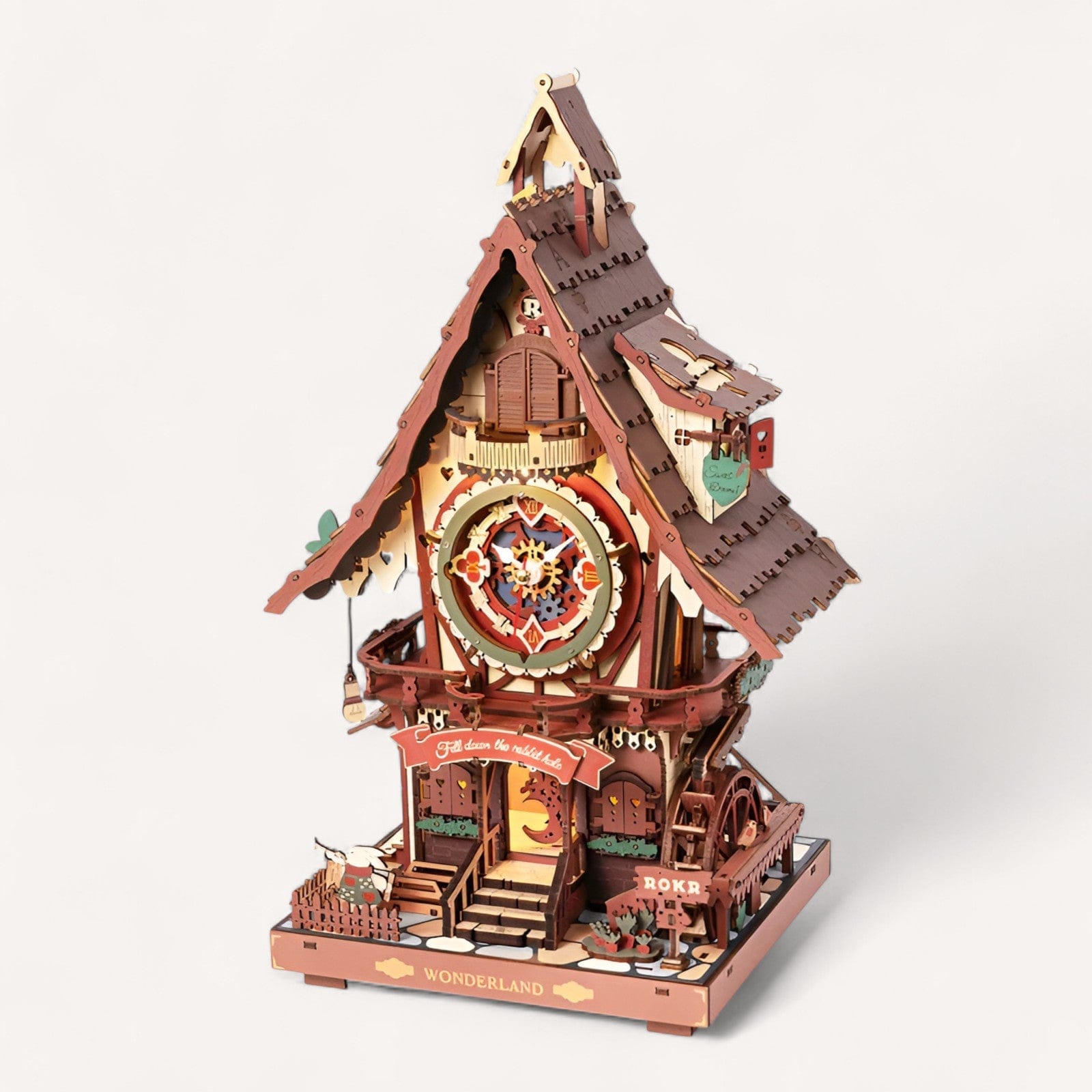 Puzzle 3d Bois Maison – Assemblez Une Maison Interactif et Féérique