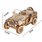 Puzzle 3D Bois Voiture – Construisez et Dévoilez Votre Chef-d’Œuvre