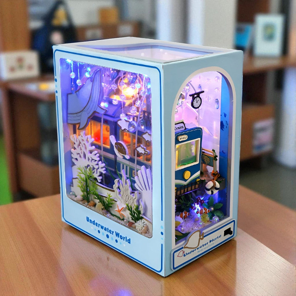 Puzzle 3D Book Nook : Créez des décors miniatures fascinants !