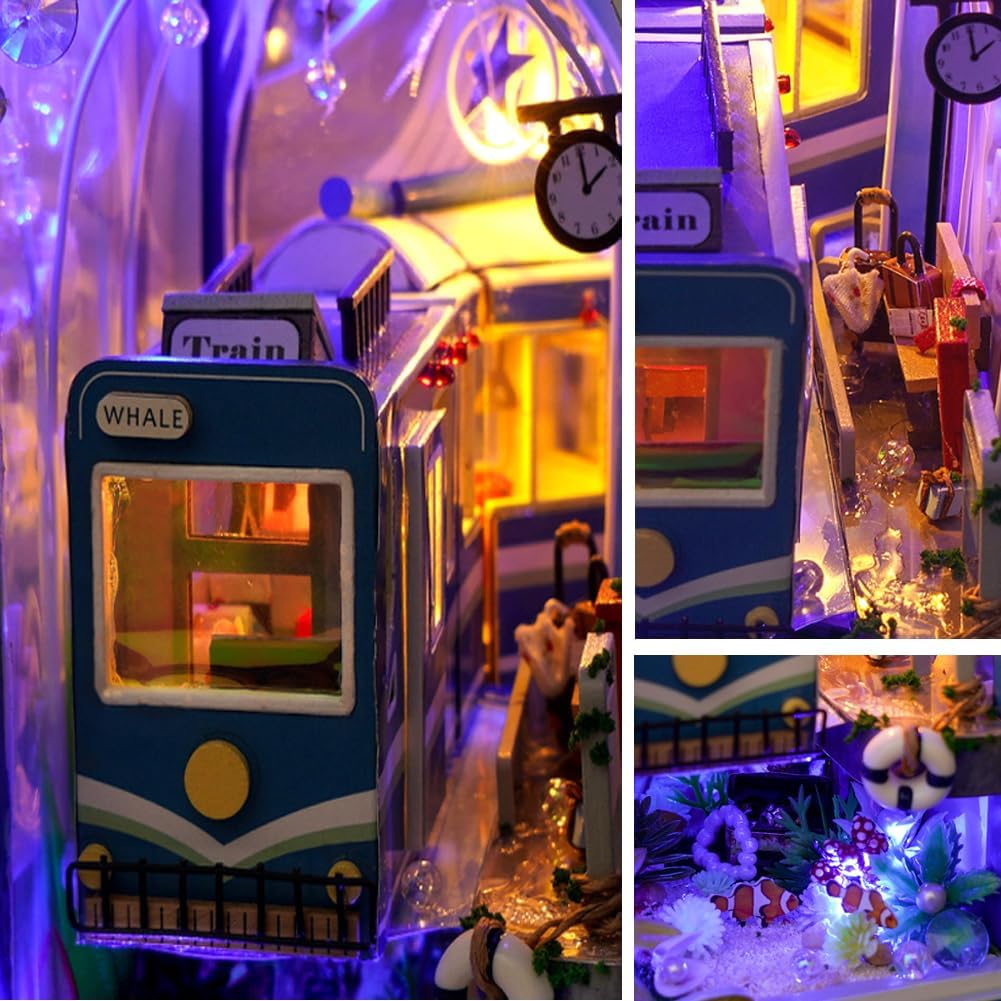 Puzzle 3D Book Nook : Créez des décors miniatures fascinants !