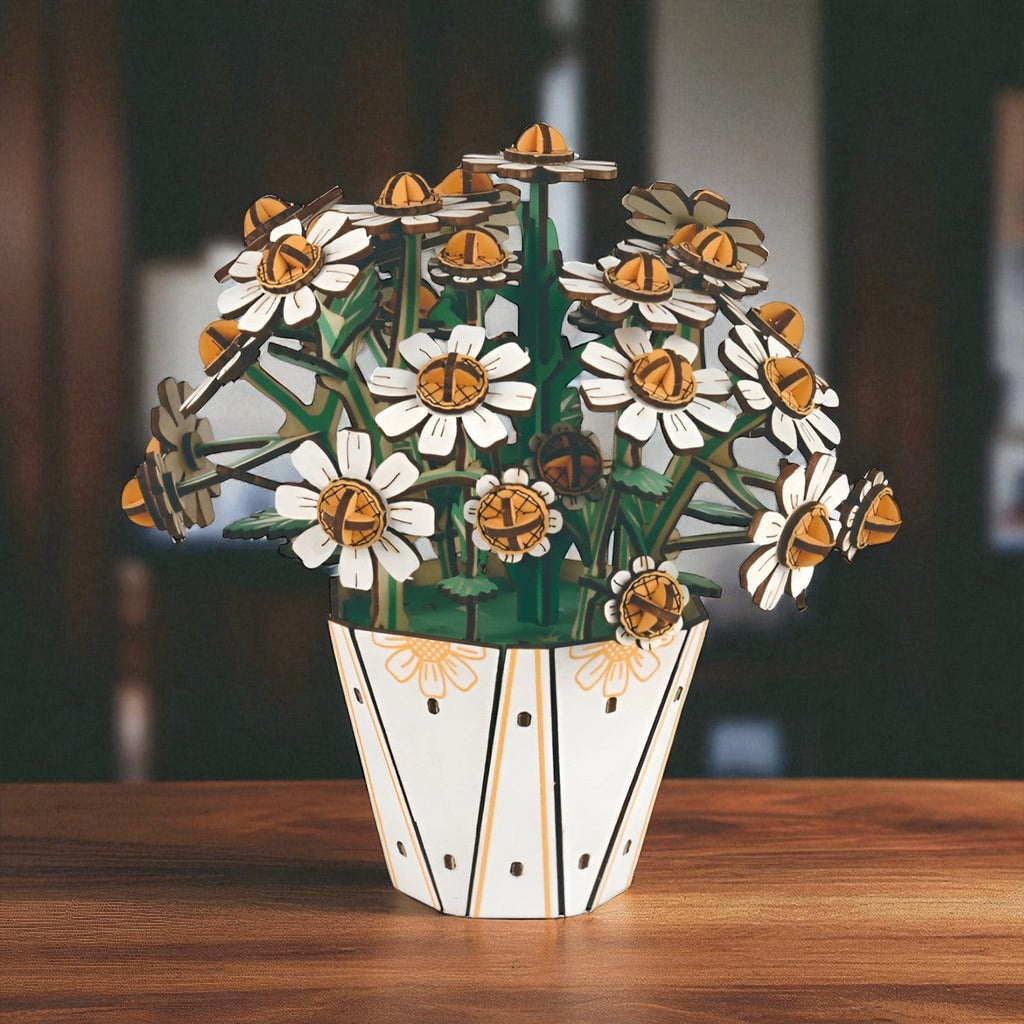 Puzzle 3d Bouquet De Fleurs - Créez une œuvre unique et captivante