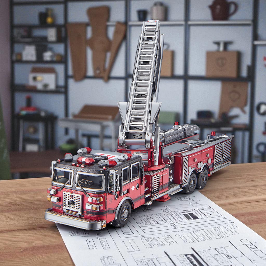 Puzzle 3D Camion Pompier – Découvrez des modèles uniques et captivants !