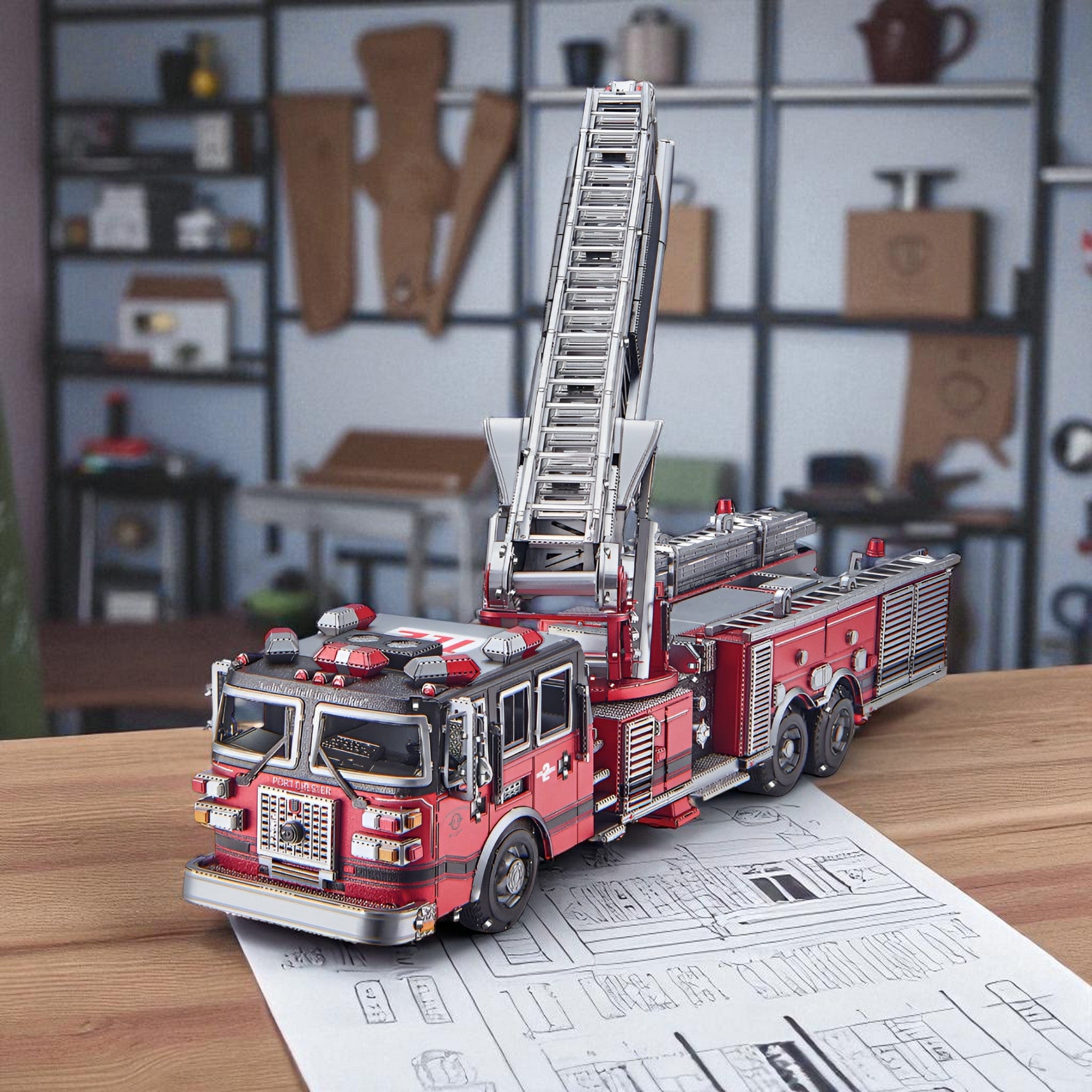 Puzzle 3D Camion Pompier – Découvrez des modèles uniques et captivants !