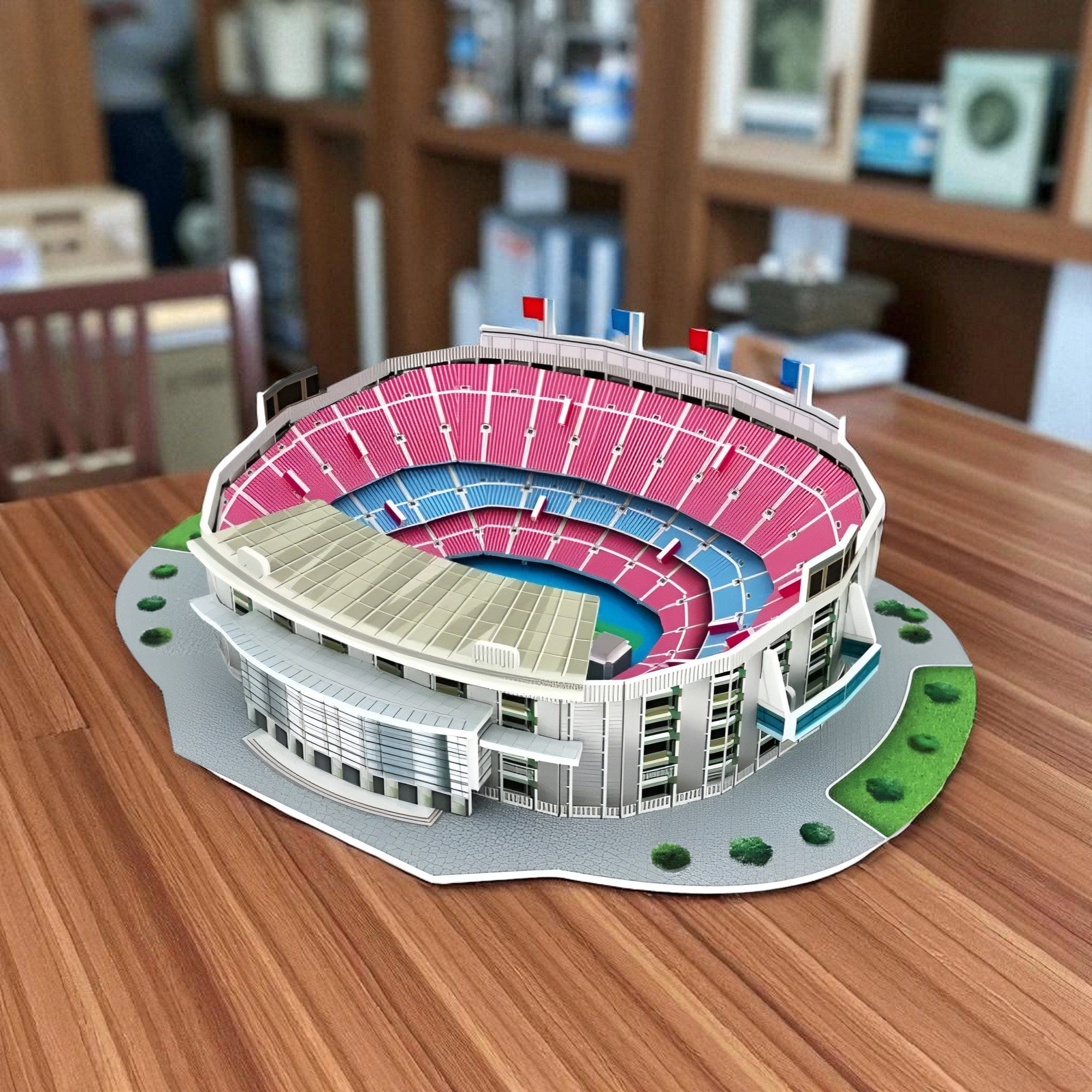 Puzzle 3D Camp Nou : Construisez le Stade Mythique en 3D !
