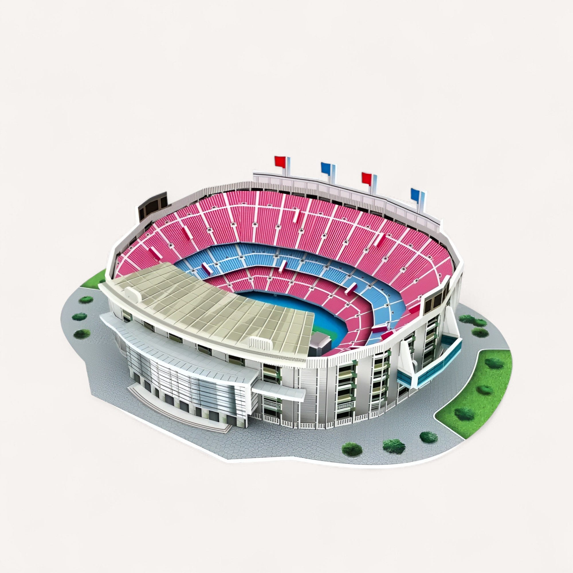 Puzzle 3D Camp Nou : Construisez le Stade Mythique en 3D !
