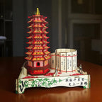 Puzzle 3d Chinois - Construisez, Explorez & Émerveillez-vous!