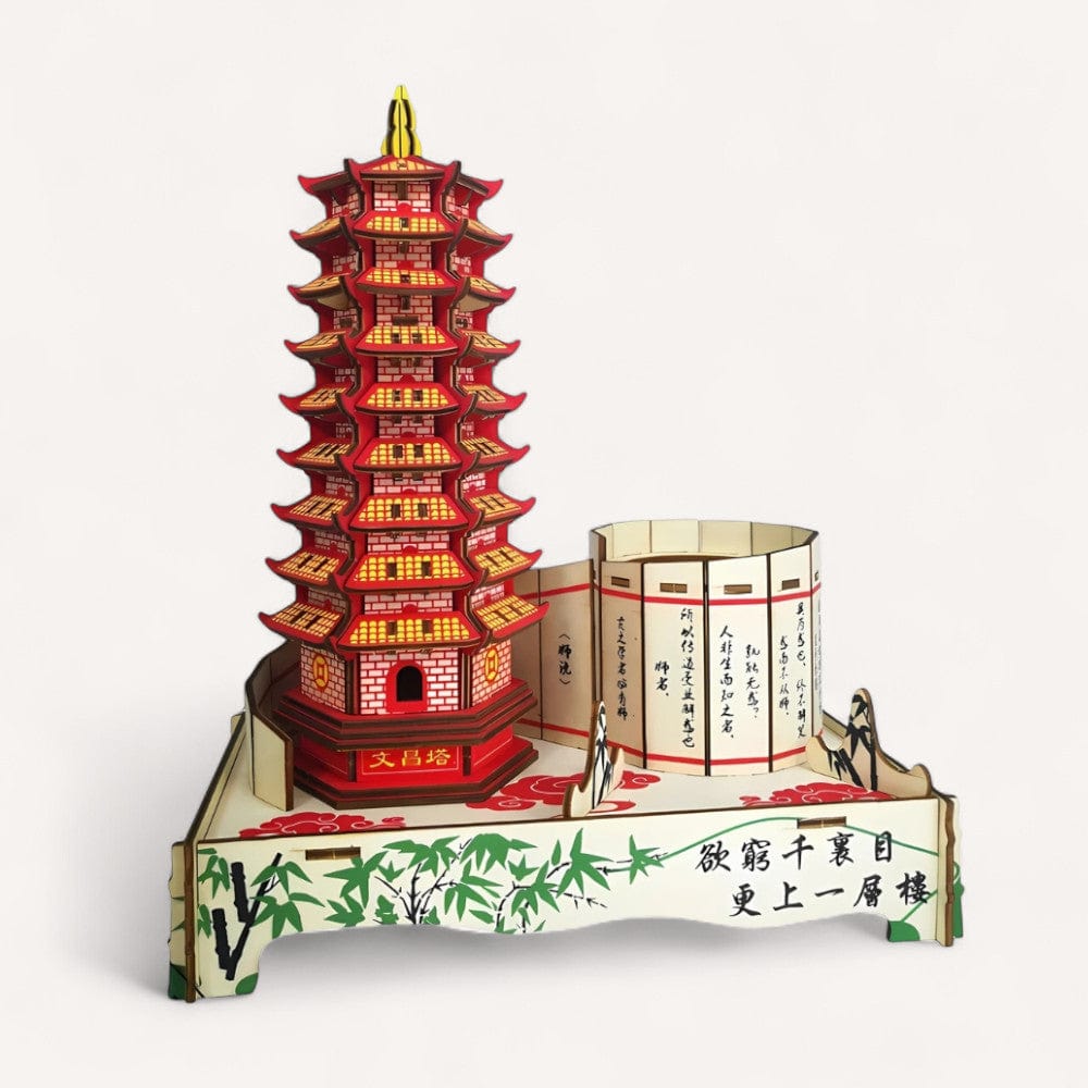 Puzzle 3d Chinois - Construisez, Explorez & Émerveillez-vous!
