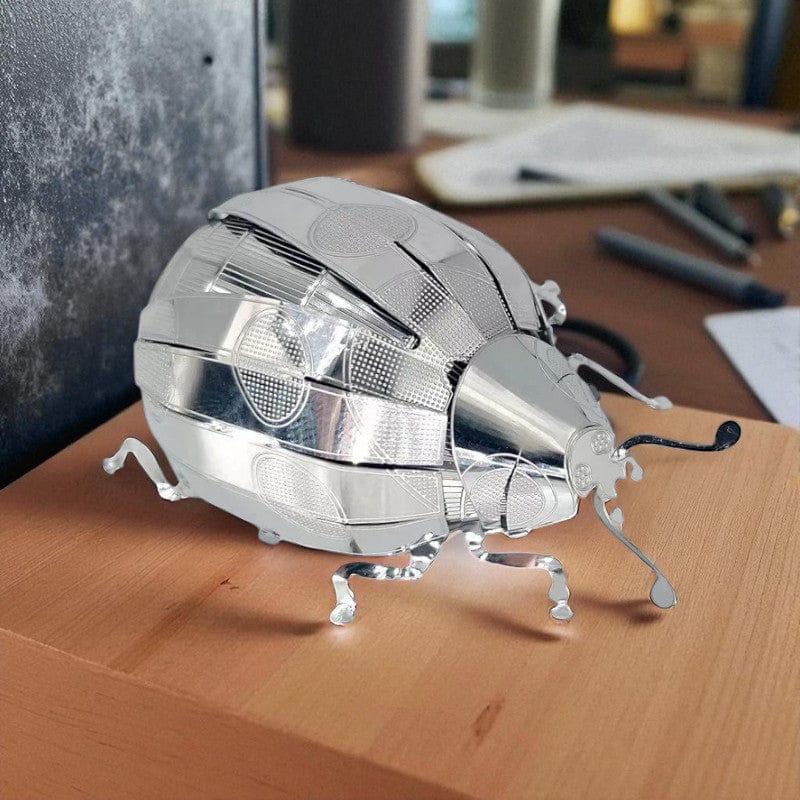 Puzzle 3d Coccinelle : Une Maquette Métallique Élégante et Originale