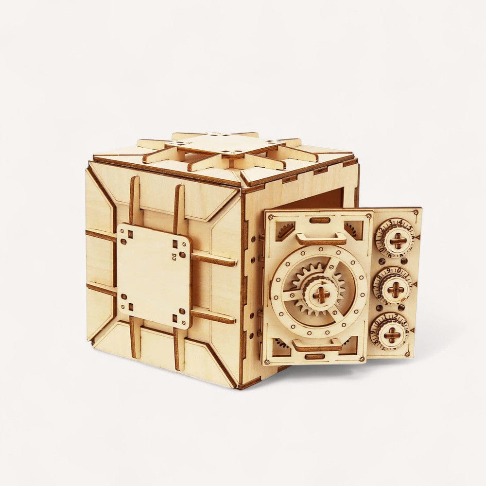 Puzzle 3D Coffre Fort – Dévoilez le Secret Caché et Amusez-vous!