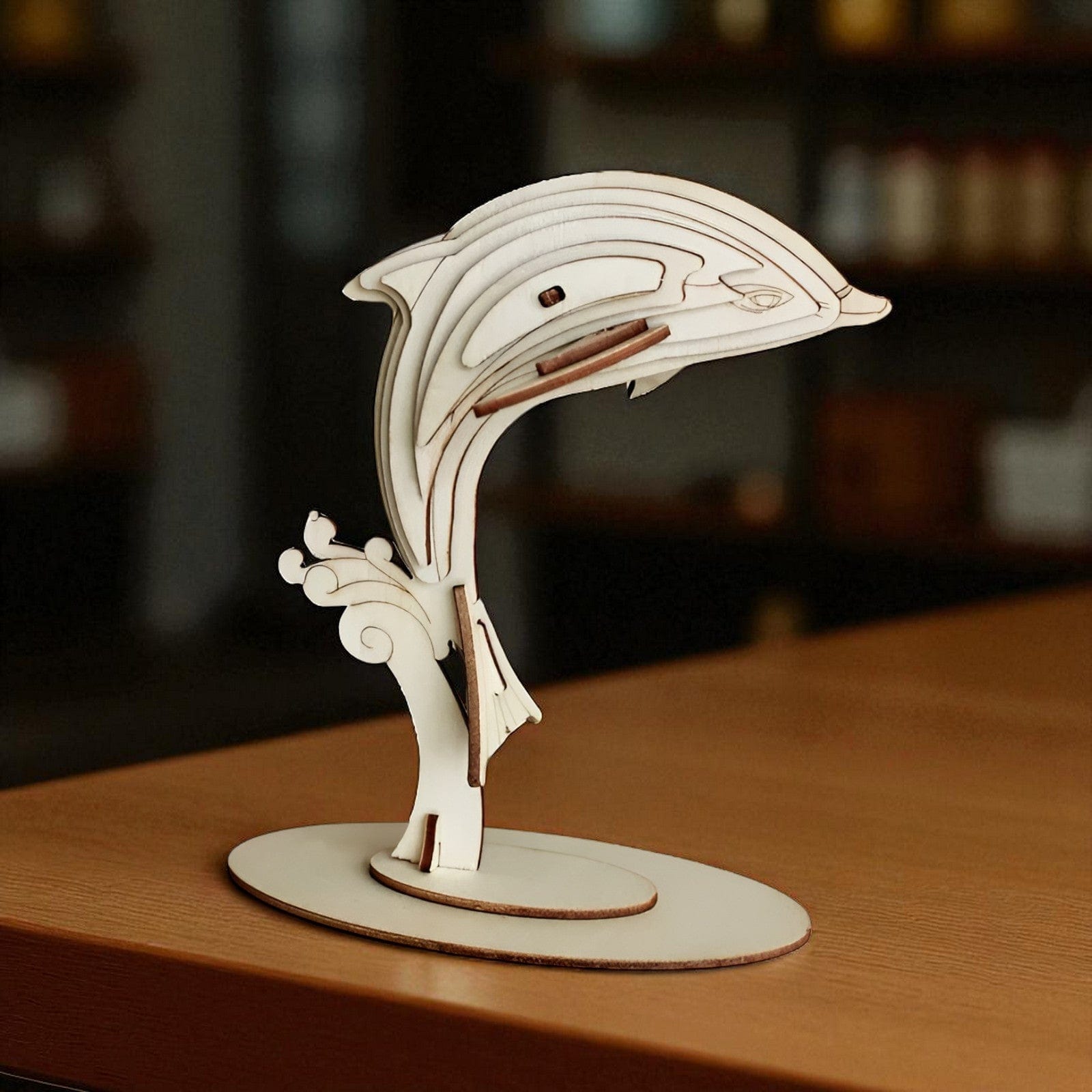 Puzzle 3D Dauphin – Créez une Maquette Marine Élégante