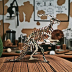 Puzzle 3D Dinosaure Bois – Créez votre Créature Préhistorique Unique