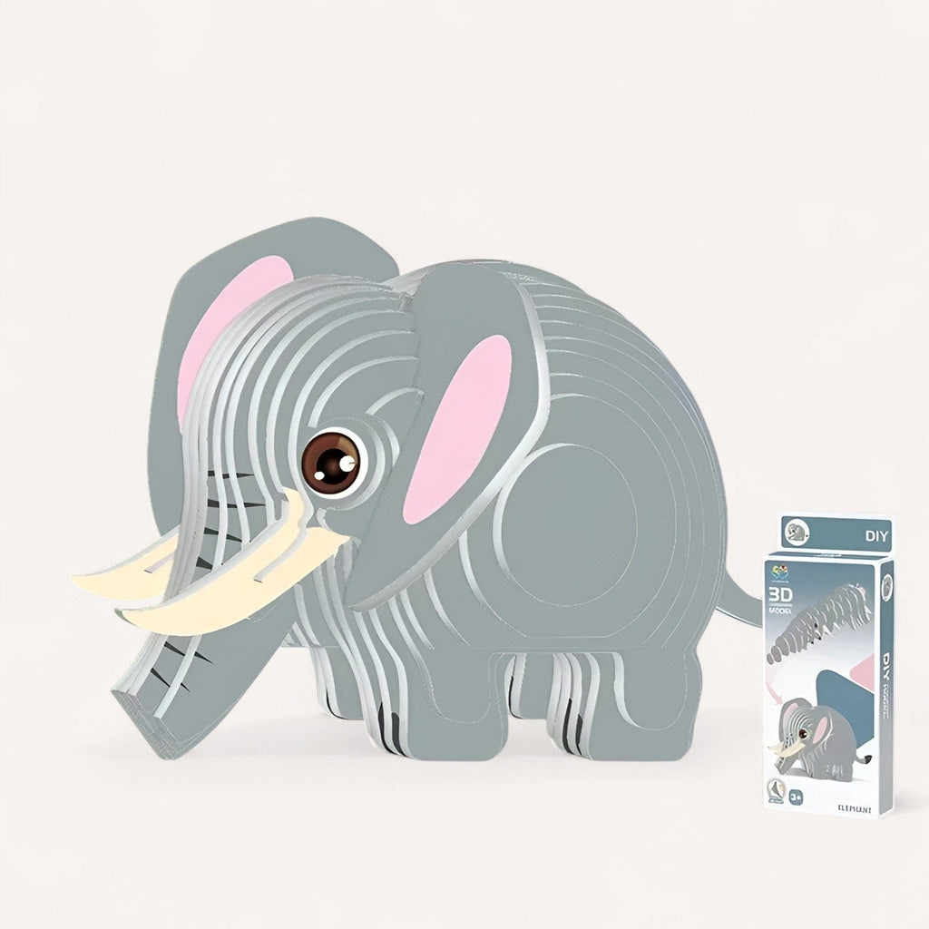 Puzzle 3d Elephant : Construisez un chef-d'œuvre impressionnant !