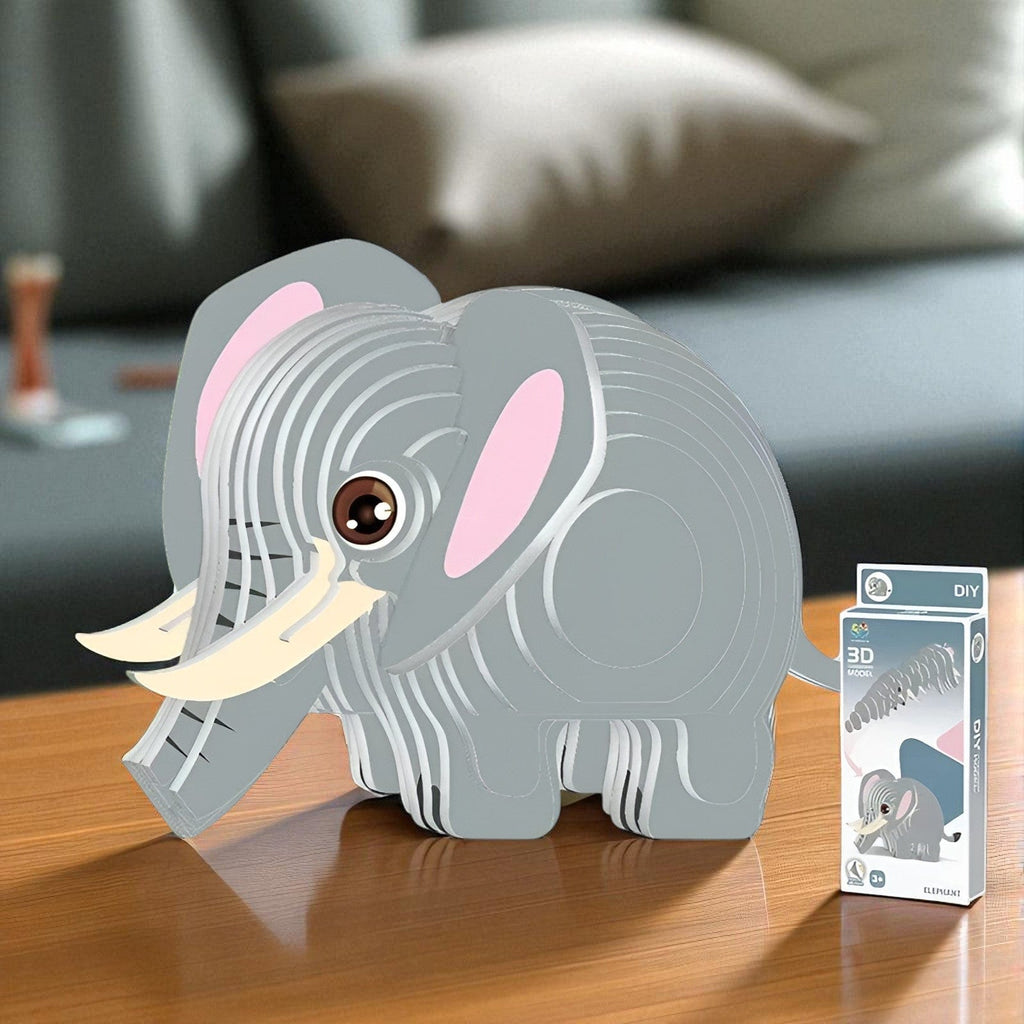 Puzzle 3d Elephant : Construisez un chef-d'œuvre impressionnant !