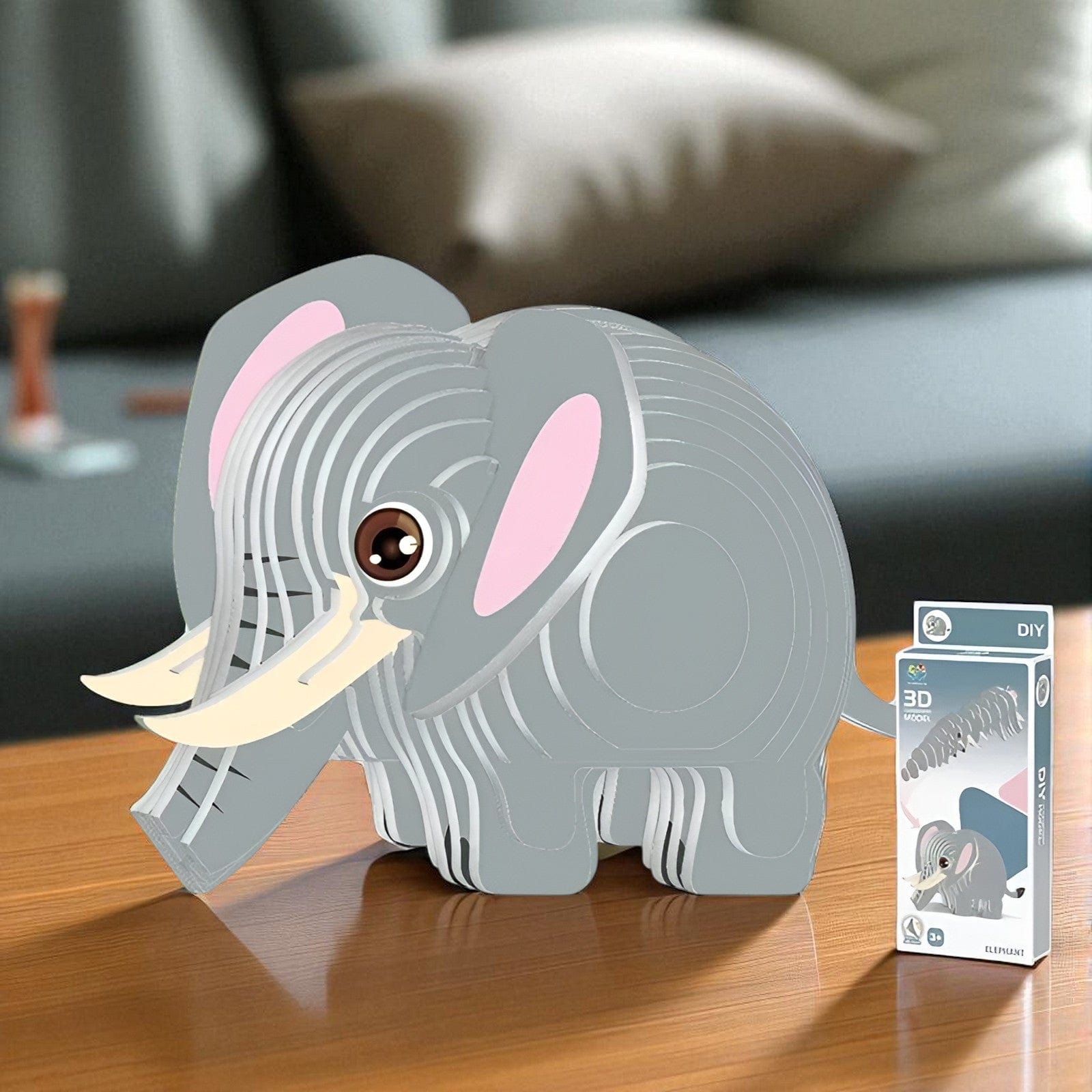 Puzzle 3d Elephant : Construisez un chef-d'œuvre impressionnant !