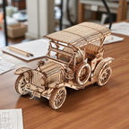 Puzzle 3D En Bois Voiture – Construisez Votre Chef-d'œuvre Unique!