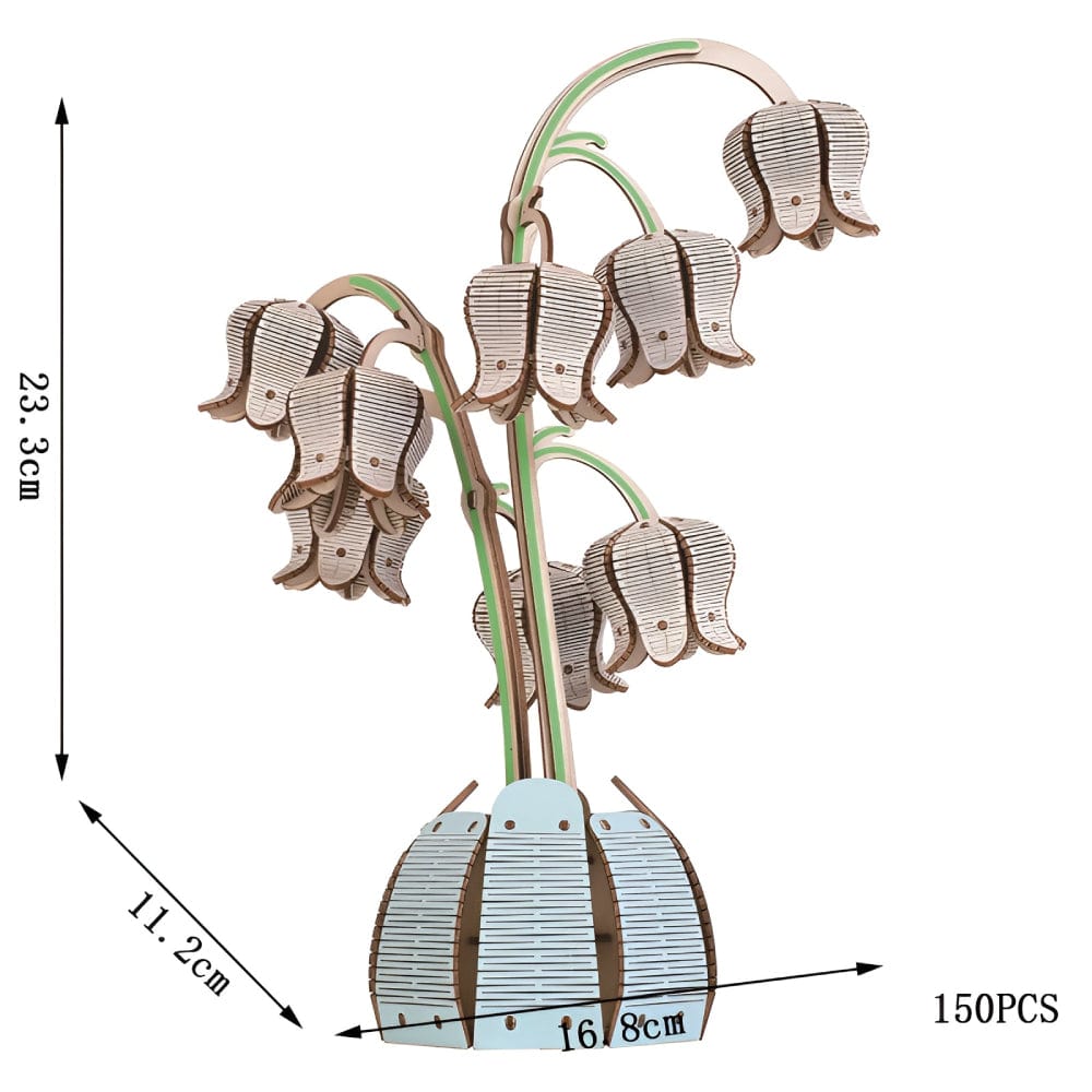 Puzzle 3d Fleurs En Bois : Créez une œuvre unique et captivante !
